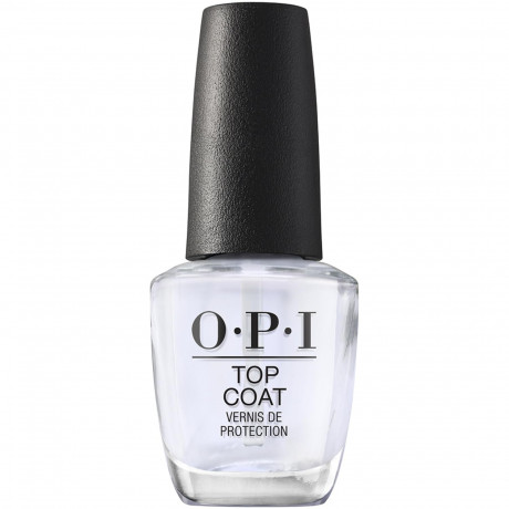 OPI Nail Lacquer Top Coat 15ml, OPI Топовое покрытие OPI Top Coat (США), закрепляет цвет и даёт глянцевый зеркальный блеск, 15мл