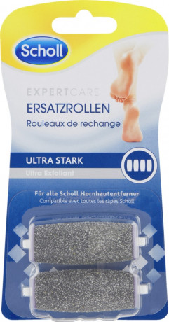 SCHOLL ExpertCare Ersatzrollen ultra stark, 2 St, Шолль Сменные ролики ExpertCare ультра, 2 шт