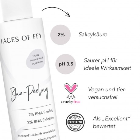 FACES OF FEY 2 % BHA Peeling 100 ml  Скраб с 2% ВНА 100мл