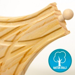 eyepower 2 weite Weichen fur Holzeisenbahn 1\/2 PCK 2 широких наконечника для деревянной железной дороги 1/2 шт.