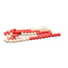 Wissner aktiv lernen Riesen-Rechenkette rot\/weiss 100er Zahlenraum Гигантская арифметическая цепочка красно-белая 100 чисел