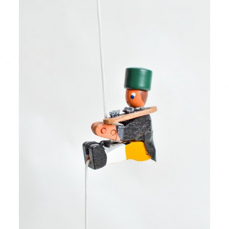Holzspielzeug Kletterfigur Bergmann Деревянная игрушечная фигурка горняка