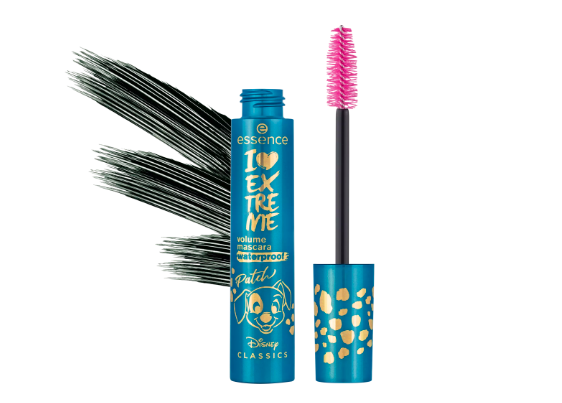 Essence Disney Classics Patch I Love Extreme Mascara, Эссенс Дисней Пэтч Водостойкая Тушь для объема и разделения ресниц, черная, 12 мл