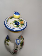 German porcelain, Винтажный керамический Чайник с цветами 23см, 1950-60гг.