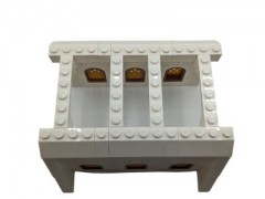 LEGO Lego MOC Mittelalter Halle Fenster Mauer Ritter Burg - weiss  - 94 Teile - neu Lego MOC Medieval Hall Window Wall Knight Castle - белый - 94 детали - новый