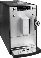 Melitta Melitta Kaffeevollautomat Solo  Perfect Milk E957-203, silber/schwarz, Cafe cremeEspresso per One Touch, Milchschheisse Milch per Drehregler  Полностью автоматическая кофемашина Melitta Solo Perfect Milk E957-203, серебристый/черный, кофе-крем-эсп