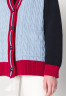 Tommy Hilfiger CABLE MIX CARDIGAN Cardigan moon blue КАРДИГАН CABLE MIX Кардиган лунно-голубой