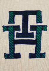 Tommy Hilfiger MONOGRAM GRAPHIC MOCK-NK Jumper heathered oatmilk MONOGRAM GRAPHIC MOCK-NK Джемперы овсяное молоко
