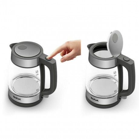 Tefal Tefal Wasserkocher Wasserkocher Tefal KI740B Silberfarben 2200 W 1,7 L Чайник Tefal Чайник Tefal KI740B Silver 2200 Вт 1,7 л