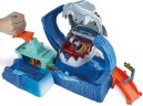 Mattel Hot Wheels Robo-Hai-Angriff Spielset mit Looping inkl. 1 Spielzeugauto mit Farbwechsel Игровой набор Hot Wheels Robo Shark Attack с петлей, включая 1 игрушечную машинку, меняющую цвет