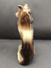 Статуэтка винтажная "Коричневый пес", фарфор, 18 х 11 см, Бразилия, 1970-80гг.