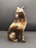 Статуэтка винтажная "Коричневый пес", фарфор, 18 х 11 см, Бразилия, 1970-80гг.