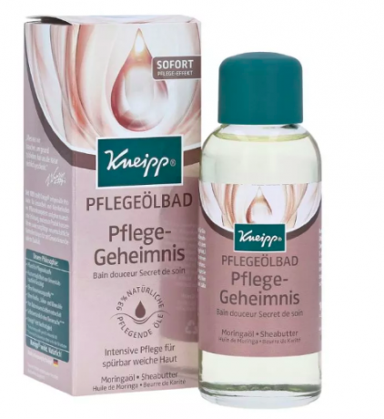 Kneipp Pflegeölbad Pflegegeheimnis, Кнейп Масло для ванны с маслами ши и натуральным маслом моринги, 20 мл