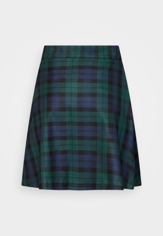 Tommy Hilfiger TARTAN SHORT SKIRT Mini skirt black watch КОРОТКАЯ ЮБКА В ШОТЛЕЧКУ Мини-юбка черные часы
