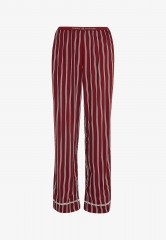 Tommy Hilfiger TONAL LOGO STRIPE Pyjama bottoms stripes rouge ПОЛОСКА С ЛОГОТИПОМ В ТОНАЛЬНУЮ ПОЛОСКУ Пижамные штаны полосатый румянец