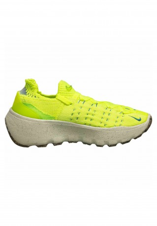 Nike Sportswear SPACE HIPPIE Sneaker low lt lemon twist geode teal-volt SPACE HIPPIE Низкие кроссовки женские lt лимонный твист жеод чирок-вольт