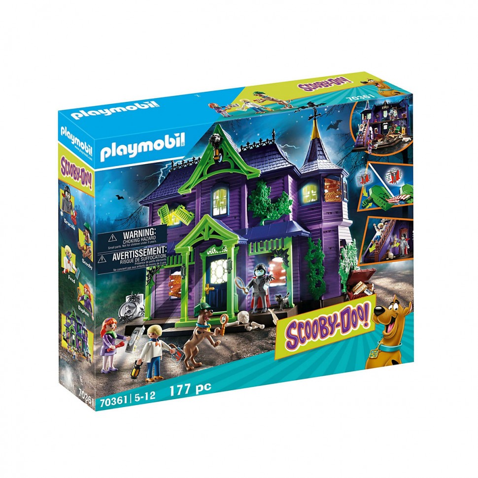 Купить PLAYMOBIL 2er Set: 70361 SCOOBY-DOO! Abenteuer im Geisterhaus +  70286 SCOOBY-DOO! Mystery Machine Набор из 2 предметов: 70361 СКУБИ-ДУ!  Приключения в доме с привидениями + 70286 СКУБИ-ДУ! Таинственная машина в  интернет-магазине