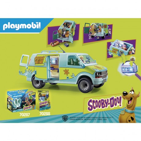 PLAYMOBIL 2er Set: 70361 SCOOBY-DOO! Abenteuer im Geisterhaus + 70286 SCOOBY-DOO! Mystery Machine Набор из 2 предметов: 70361 СКУБИ-ДУ! Приключения в доме с привидениями + 70286 СКУБИ-ДУ! Таинственная машина