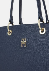 Tommy Hilfiger EMBLEM WORK TOTE Tote bag space blue EMBLEM WORK TOTE Сумка-тоут космический синий