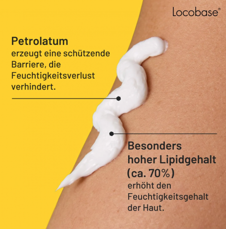 Locobase Protect 350g Увлажняющий крем для сухой и чувствительной кожи лица и тела, без запаха, 48 часов увлажнения, для всей семьи, 350 г