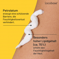 Locobase Protect 350g Увлажняющий крем для сухой и чувствительной кожи лица и тела, без запаха, 48 часов увлажнения, для всей семьи, 350 г