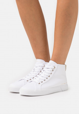 Tommy Hilfiger ESSENTIAL High-top trainers white ESSENTIAL Высокие кроссовки белый