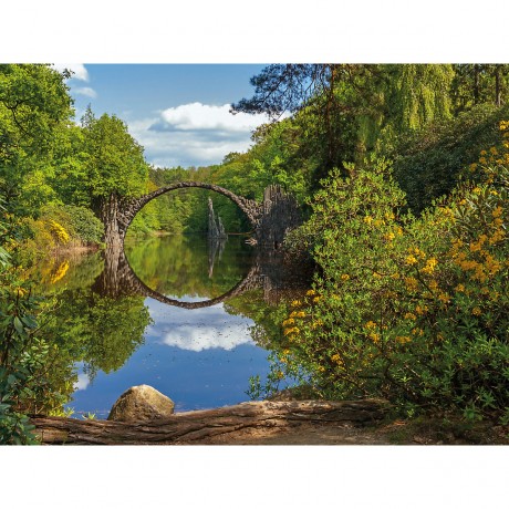 CALVENDO Puzzle CALVENDO Puzzle Rakotzbrucke im Rhododrendronpark Kromlau Пазл CALVENDO Puzzle Rakotzbrucke в Кромлауском парке рододрендронов