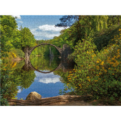 CALVENDO Puzzle CALVENDO Puzzle Rakotzbrucke im Rhododrendronpark Kromlau Пазл CALVENDO Puzzle Rakotzbrucke в Кромлауском парке рододрендронов