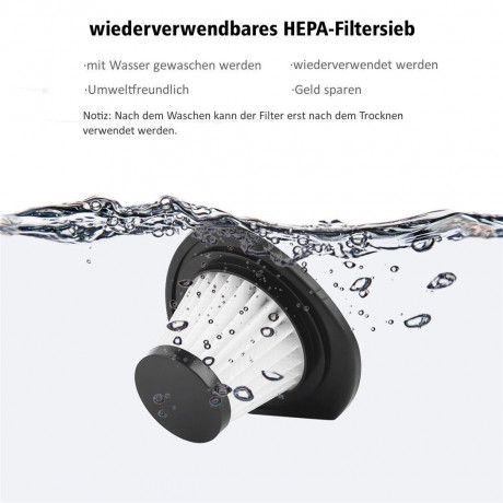 CkeyiN CkeyiN Akku-Handstaubsauger fur Haus/Auto Kabellos Nass-Trocken-Nutzung Staubsauger, 120,00 W, mit Beutel, 20 Min. Laufzeit  Беспроводной ручной пылесос CkeyiN для дома/автомобиля, беспроводной пылесос для влажной и сухой уборки, 120,00 Вт, с мешко