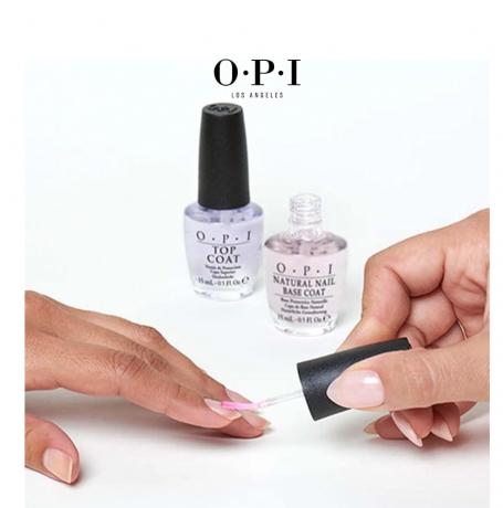 OPI OPI Natural Nail Base Coat 15ml, Основа под лак Natural Nail Base Coat (США), выравнивает ногтевую пластину и продлевает стойкость маникюра, 15мл