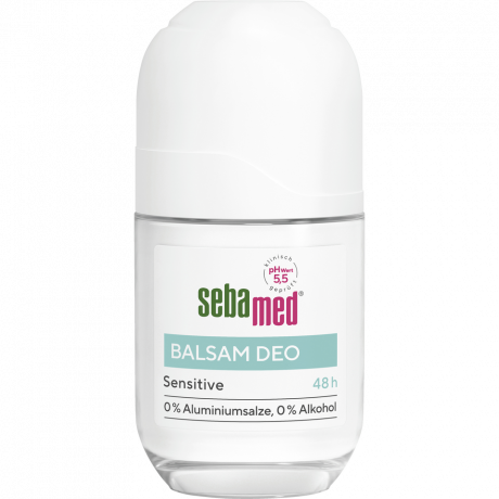 SEBAMED Balsam Deo Roll-on Sensitive, 50 ml, Себамед Дезодорант роликовый для чувствительной кожи, без алюминия, 50 мл
