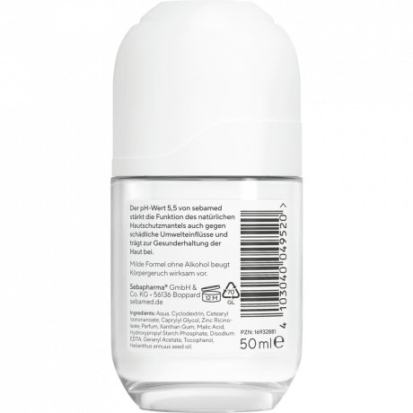 SEBAMED Balsam Deo Roll-on Sensitive, 50 ml, Себамед Дезодорант роликовый для чувствительной кожи, без алюминия, 50 мл