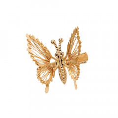 Chris Rubin Butterfly Haarspange Gold Заколка-бабочка для волос