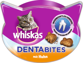Whiskas Для кошек забота о зубах-Закуска	, Dentabites с Курицей, 40 г