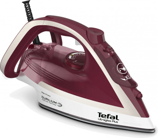 Tefal Tefal Dampfbugeleisen FV6810 Ultragliss Plus, 2800 W, 250 g/Min. extra Dampfstoss, Vertikaldampf, kratzfeste Bugelsohle  Паровой утюг Tefal FV6810 Ultragliss Plus, 2800 Вт, 250 г/мин. дополнительный паровой удар, вертикальное отпаривание, устойчивая