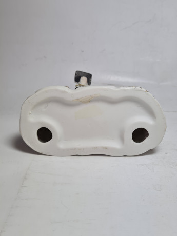 Статуэтка винтажная Dresden Im Stil "Музыканты с арфой", 12 x 5 x 12 см, Германия, 1960-1970гг.