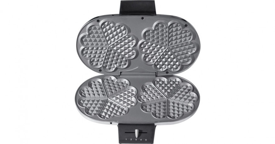 Cloer Cloer Doppel-Waffeleisen 1329 silber/schwarz, 1.200 Watt  silber/schwarz Двойная вафельница Cloer 1329 серебристый/черный, 1200 Вт