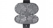 Cloer Cloer Doppel-Waffeleisen 1329 silber/schwarz, 1.200 Watt  silber/schwarz Двойная вафельница Cloer 1329 серебристый/черный, 1200 Вт