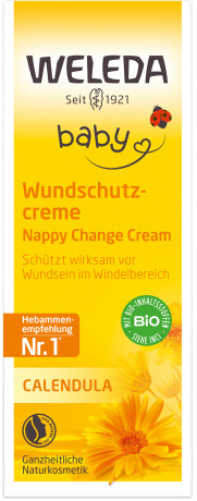 Weleda baby CALENDULA Wundschutzcreme, 30 ml, Детский защитный крем под подгузник с календулой и оксидом цинка, 30 мл
