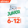 elmex Zahnpasta Kinder Junior, 6-12 Jahren, 75 ml, Детская зубная паста Junior для укрепления эмали и защиты от кариеса, 6–12 лет, 75 мл