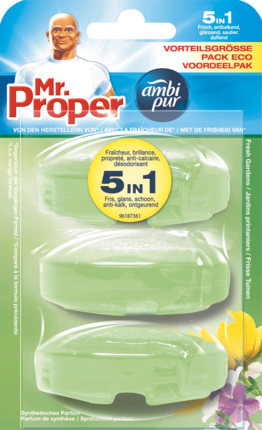 Meister Proper Кубики для туалета -Stein Fresh Garden Сменный блок, 3 шт