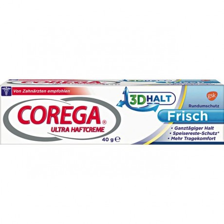 Corega Ultra Крем для протезов Frisch 40 г