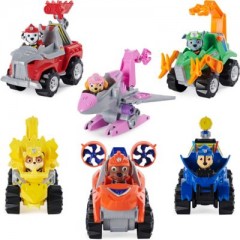 Spin Master PAW Patrol Dino Rescue Themed Basic Vehicles mit Hundefigur und Uberraschungs-Dinosaurier PAW Patrol Dino Rescue Themed Basic Vehicles с фигуркой собаки и динозавром-сюрпризом