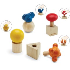 PLANTOYS Lernspiel Schrauben und Muttern Geschicklichkeitsspiele Образовательная игра гайки и болты игры на ловкость