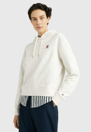 Tommy Hilfiger MONOGRAM Hoodie weathered white МОНОГРАММА Толстовка с капюшоном выветрившийся белый