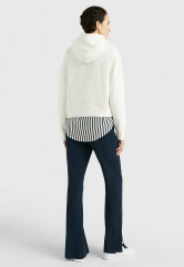 Tommy Hilfiger MONOGRAM Hoodie weathered white МОНОГРАММА Толстовка с капюшоном выветрившийся белый