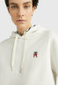Tommy Hilfiger MONOGRAM Hoodie weathered white МОНОГРАММА Толстовка с капюшоном выветрившийся белый