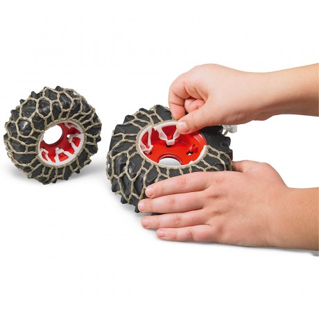 Bruder Claas Axion 950 mit Schneeketten und Schneefrase 1:16 Claas Axion 950 с цепями противоскольжения и снегоуборщиком 1:16