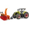 Bruder Claas Axion 950 mit Schneeketten und Schneefrase 1:16 Claas Axion 950 с цепями противоскольжения и снегоуборщиком 1:16