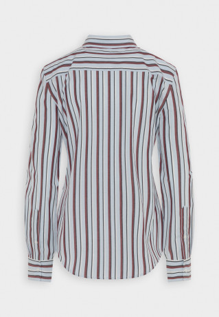 Tommy Hilfiger REGULAR Blouse split global/breezy blue ОБЫЧНАЯ Блузка сплит глобальный / свежий синий